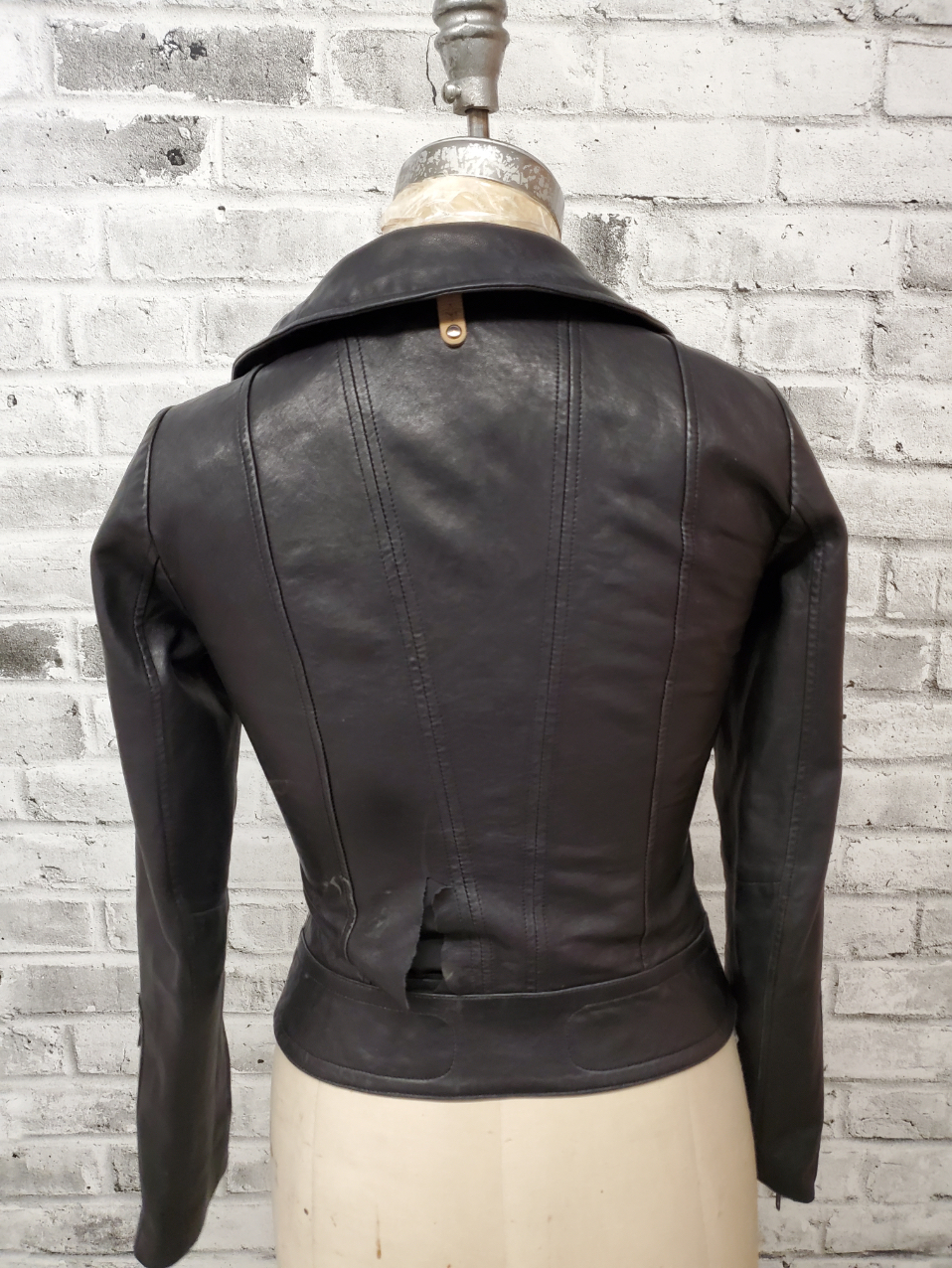 BK Ladies Jkt- Rip Bak panel- Before