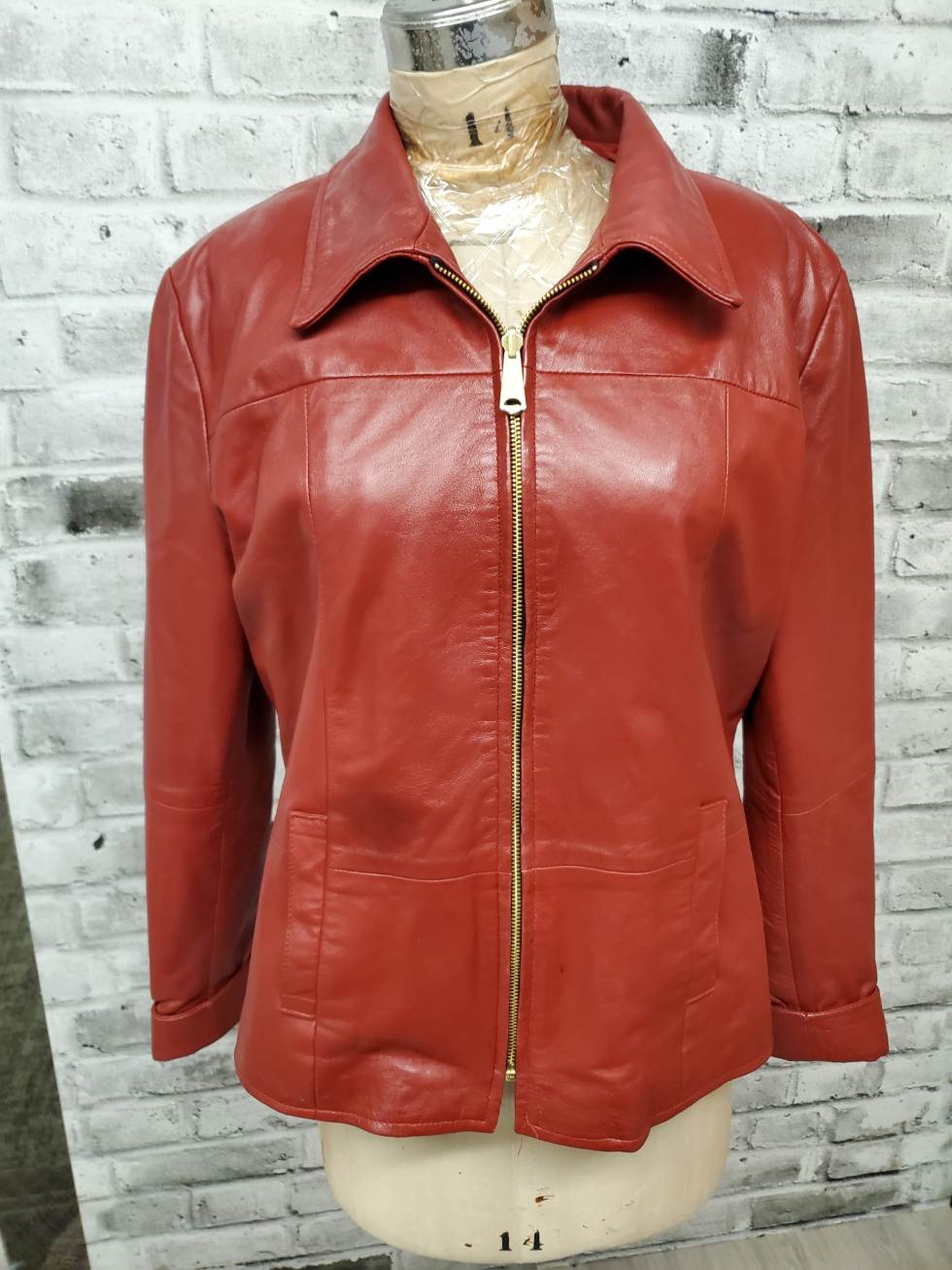 Red Ladies Jkt- new zipper